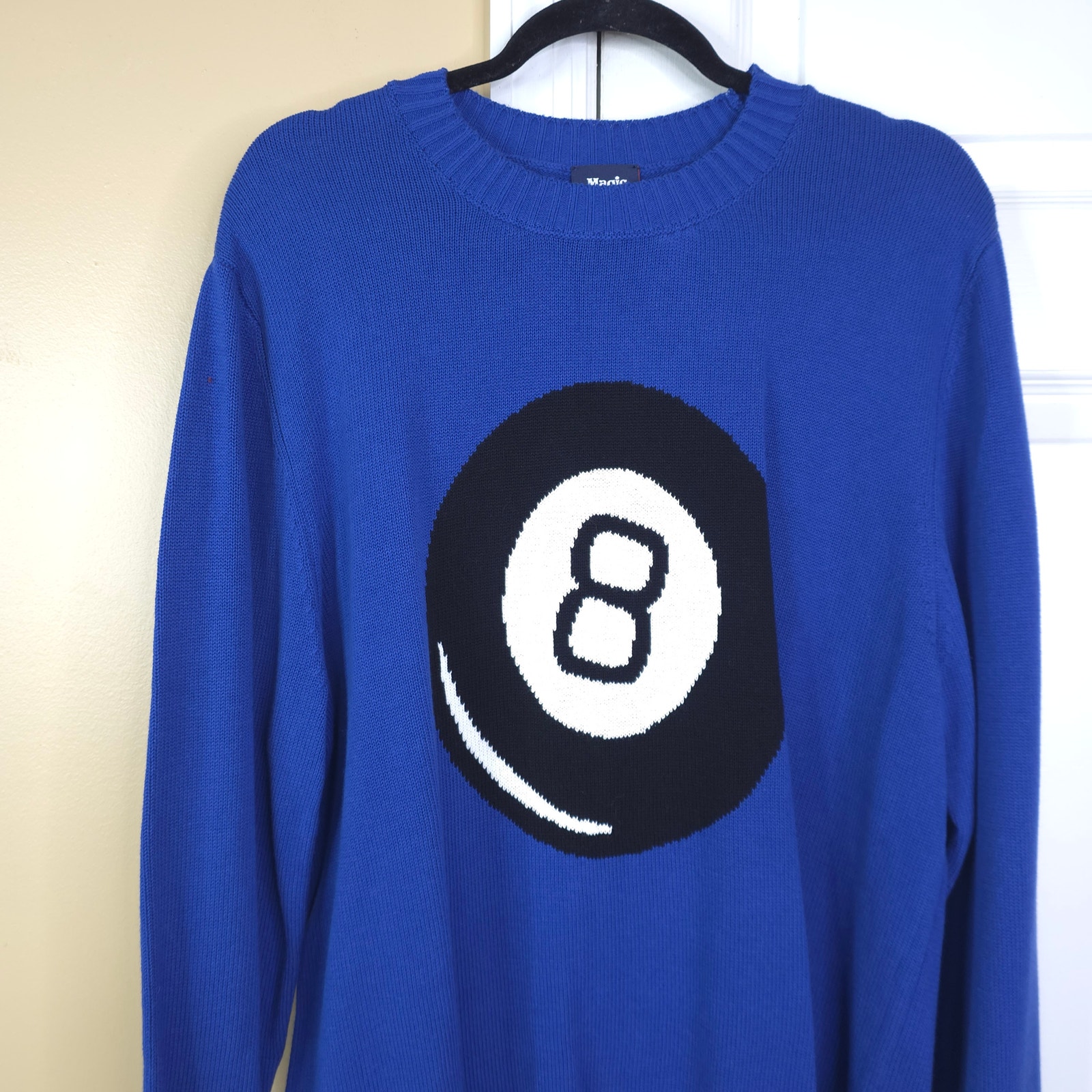 Rowing Blazers Men's Magic 8 Ball Cotton Sweater Blue Size L — image 3 of 7